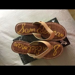 Sam Edelman Romy Almond patent leather shoes